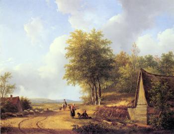 Andreas Schelfhout : The Country Road